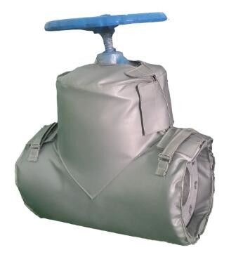 Valve Insulation Wraps High Silicon Oxygen Aluminum Foil Cloth Material